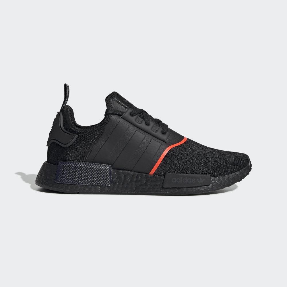 Adidas Men's NMD_R1 Originals Shoes Black/Red Ireland EE5085